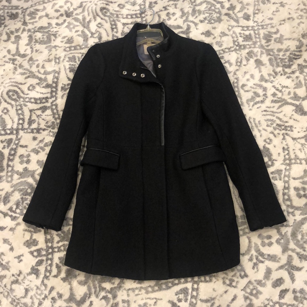 Banana Republic Black Dress Coat